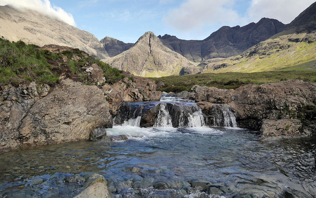 Wandern an den Fairy Pools (Isle of Skye)
