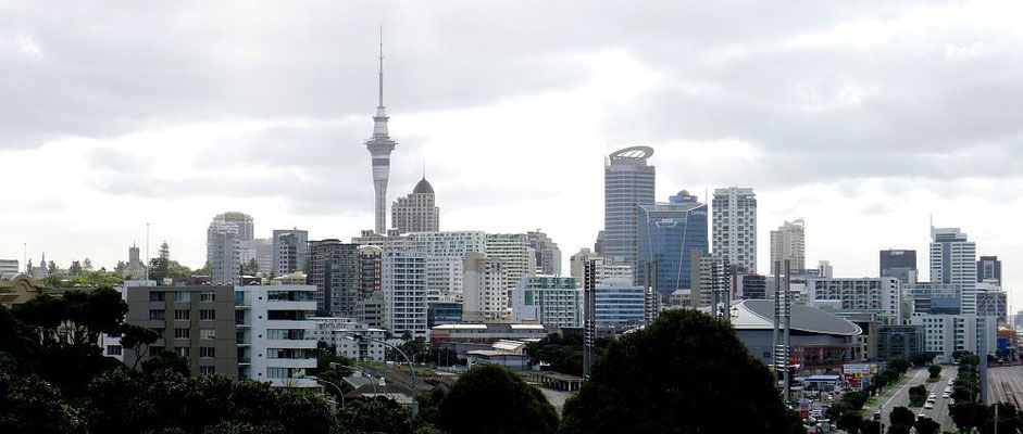 Auckland Stadtsilhouette