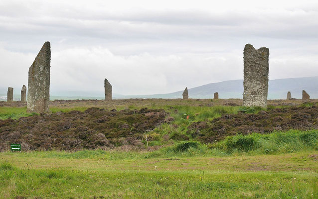 Ring of Brodgar - steinzeitlicher Steinkreis auf Orkney Mainland