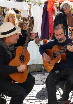 Straßenmusiker in San Telmo