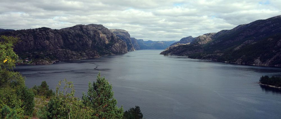 Blick in den Lysefjord