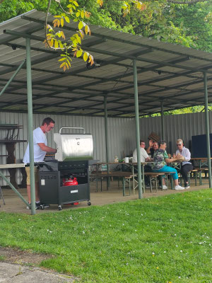 Erster Einsatz des Grills