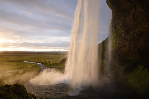 Seljalandsfoss abends