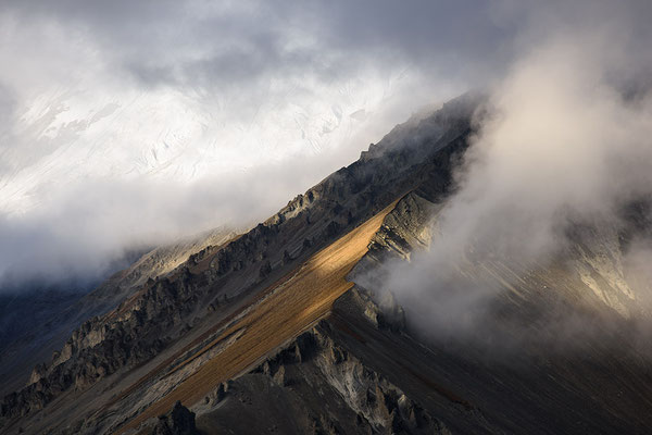 Bergflanke am Tilicho Basecamp