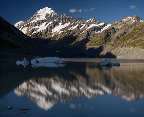 Mount Cook und Hooker Lake