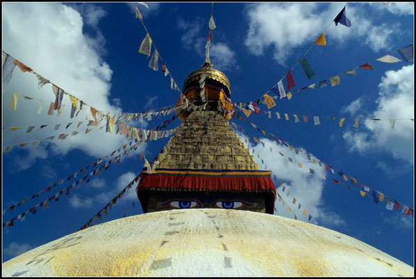 Stupa von Boudnath nahe Kathmandu