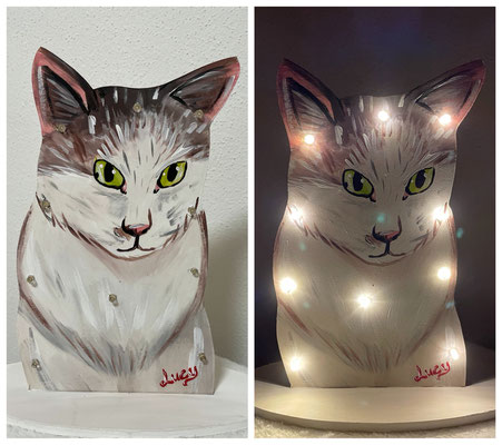 Lampe Katze