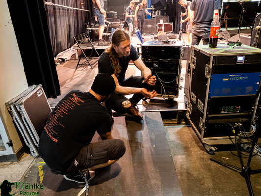 Es geht weiter | Aufbau im Backstage München | 26.06.2021