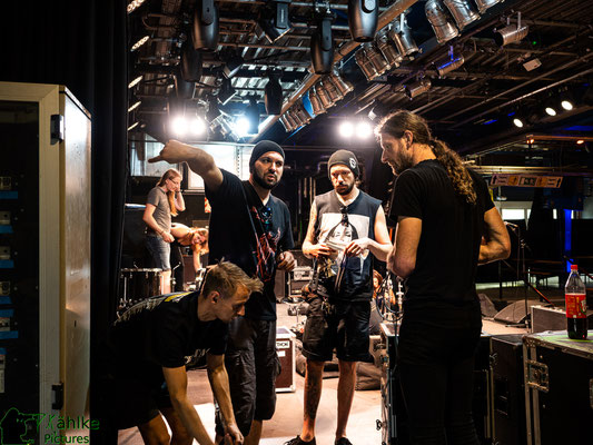 Es geht weiter | Aufbau im Backstage München | 26.06.2021