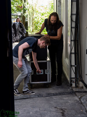 Es geht weiter | Aufbau im Backstage München | 26.06.2021