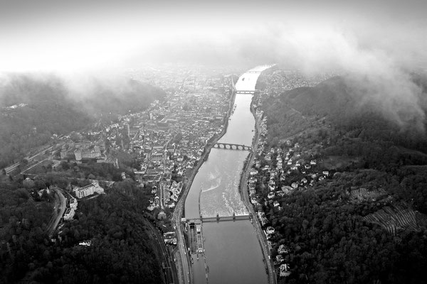 the city under clouds | heidelberg