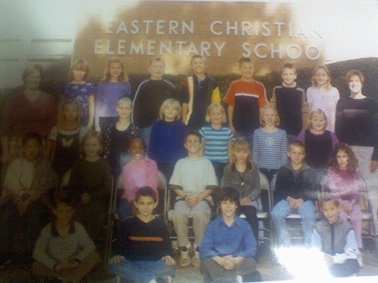 Nicholas and his class- Eastern Chrisitian Elementary School. Grade 2/3