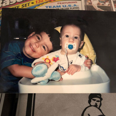 Brotherly love. Shared by Joe on Nick's 28th B-Day on his IG!