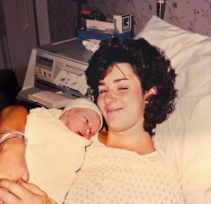 A baby Nicholas is born! Shared by Mrs. Jonas on Nick's 26th B-Day on her IG!