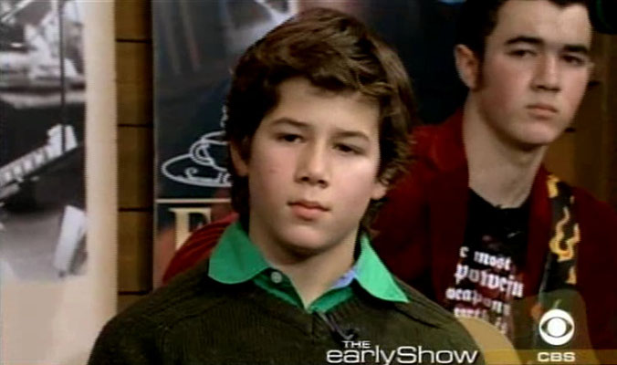 Jonas boys on the Early Show, Nov. 6 2004. Interview. CREDIT: NJB and CBS