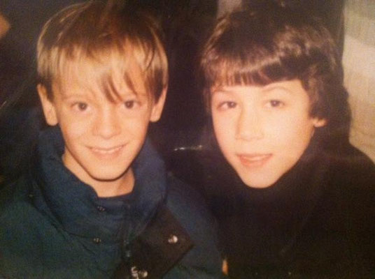 CREDIT: @nickimmouse  on Twitter "my brother and Nick Jonas when they were little..."