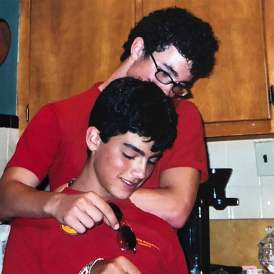 Brothers.  Shared by Joe on Kevin's 31st.