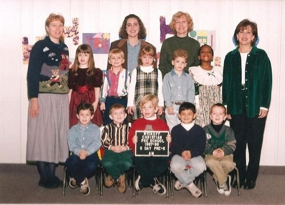 Nicholas and his pre-school class- Wyckoff Christian pre-school, 1997-1998. Credit: original owner
