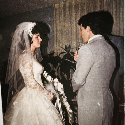 How sweet is this photo of Kevin singing to Denise on their wedding day?