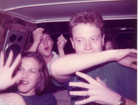 Kevin, Tina Waldron and Reg Downey. Travel time!  Credit- Signs of Love folks