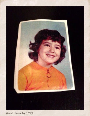 Little Denise in her first grade.