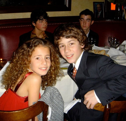 Nick and Tiffany (Kevin and Joe in the back).