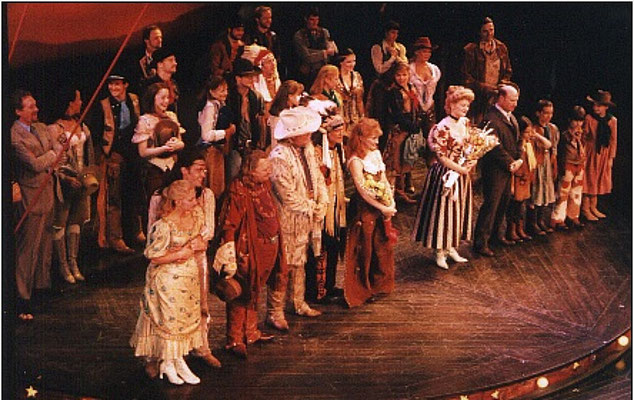 The final Broadway performance curtain call. Thanks to Kerry O'Malley