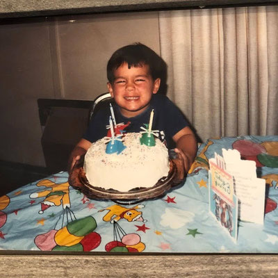 Joe celebrating his 3rd birthday!