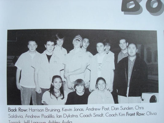 Kev and a... bowling team? Eastern Christian... High?