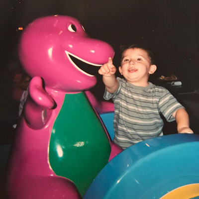 Frankie and Barney, how cute is he?