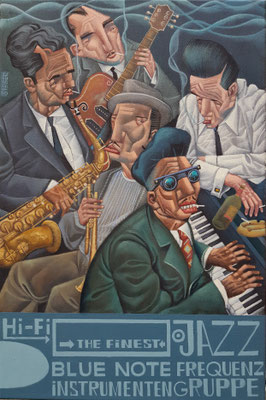 Gemälde 849,INSTRUMENTENGRUPPE, Acryl auf Leinwand,2025, 60 x 40 cm
