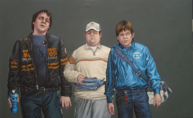 Gemälde 435  Next Generation  Acryl auf Leinwand,2013, 125 x 200 cm