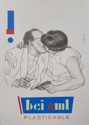 A511, BEI AML , Graphit, Tusche, Acryl auf Karton, 2024, 42 x 30 cm
