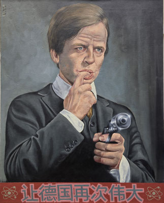 Gemälde 898, K.K. (Klaus Kinski),Acryl auf Leinwand,2026, 75 x 60 cm