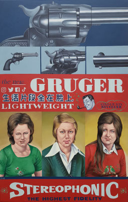 Gemälde 776, GRUGER , Acryl auf LEINWAND ,2023, 155 x 100 cm