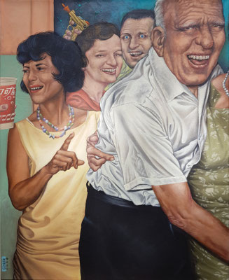 Gemälde 558,Mambo Jambo , Acryl auf Leinwand, 2017/2020, 65 x 80 cm