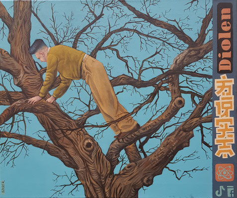 Gemälde 804,IM WALD Vol 2,Acryl auf Leinwand, 2024, 60 x 51 cm