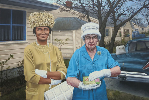 Gemälde Gemälde 550, FASHION CONFESSION , Acryl auf Leinwand, 2017, 115 x 170 cm      