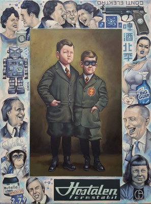 Gemälde 767 , FORMSTABIL  , Acryl auf LEINWAND, 2023, 80 x 60 cm