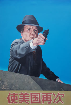 Gemälde 885,MIKE STONE -MAKE AMERICA GREAT AGAIN Vol 2, Acryl auf Leinwand,2025, 160 x 110 cm