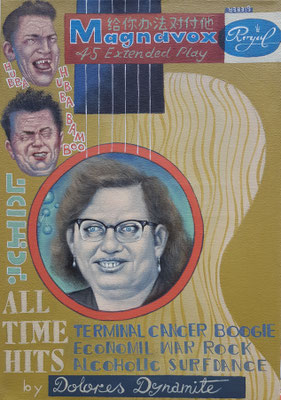Gemälde 744,MAGNAVOX, Acryl auf Leinwand, 2022, 50 x 35 cm