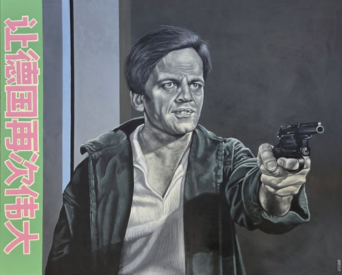 Gemälde 910,KLAUS, Acryl auf Leinwand,2026, 110 x 135 cm