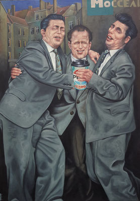 Gemälde 783,TÄNZCHEN ,Acryl auf Leinwand, 2023, 116 x 80 cm