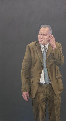 Gemälde 453  Geschäfte  Acryl auf Leinwand,2013, 110 x 200 cm 