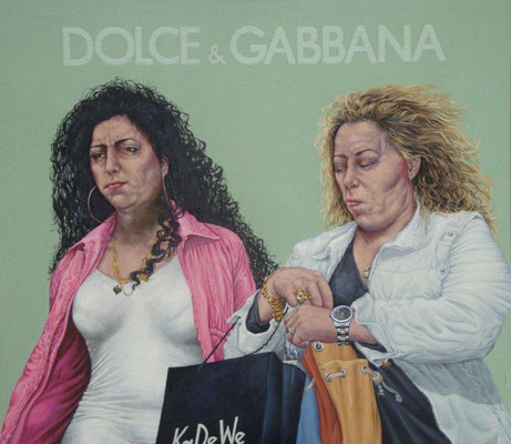 Gemälde 427. D&G, Acryl auf Leinwand,2012, 140 x 160 cm 