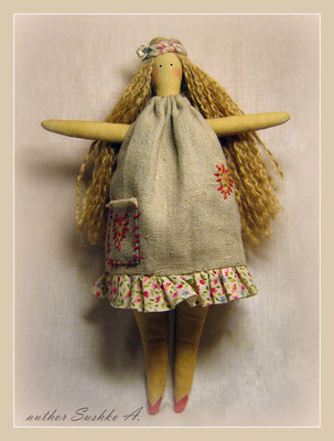 Кукла Тильда, ручная работа. рост 30 см (пример)