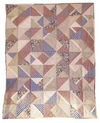 Ursula Herren, Quilt mit alten Spitzen.