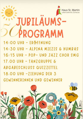 Das Programm des Sommerfests im Haus St. Martin 2025