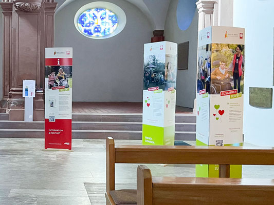 Wanderausstellung ›Zusammen Perfekt‹ in der Kirche St. Stephan in Mainz