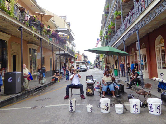 Strassenmusiker im French Quarter